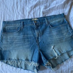 L’Agence Denim shorts